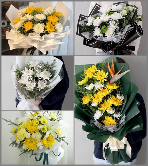 河南许昌市禹州市无梁镇白事花束代送